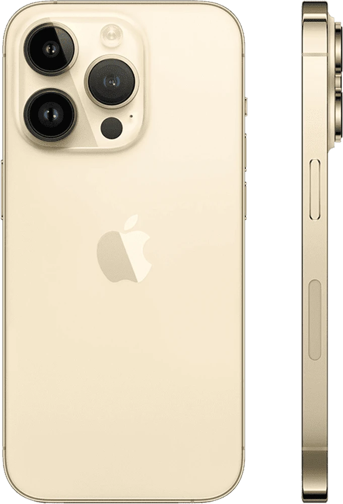 iPhone 14 Pro Max 256 Gold Б/В вид задня кришка та бічна грань