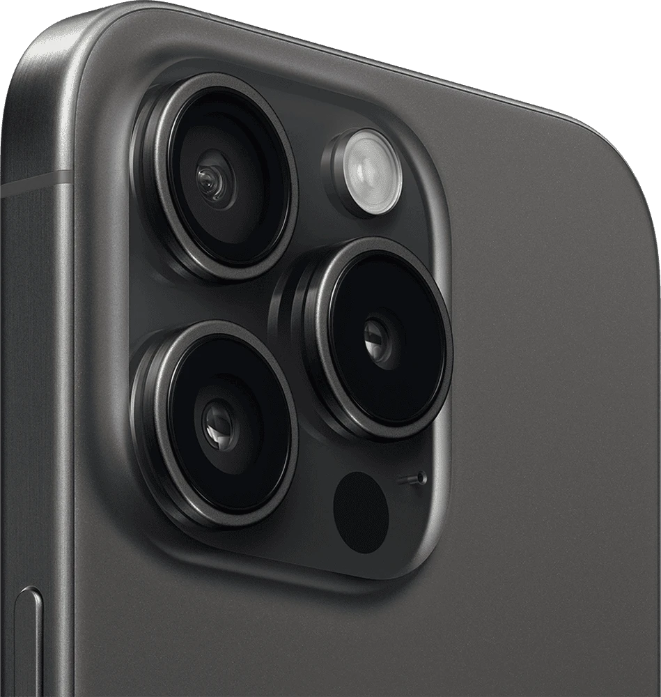 iPhone 15 Pro 128GB Black Titanium e-Sim БВ вид камери