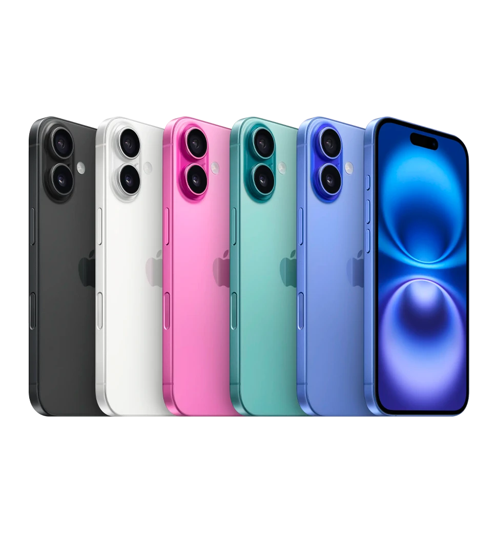 iPhone 16 128GB Black e-sim Б/В палітра кольорів