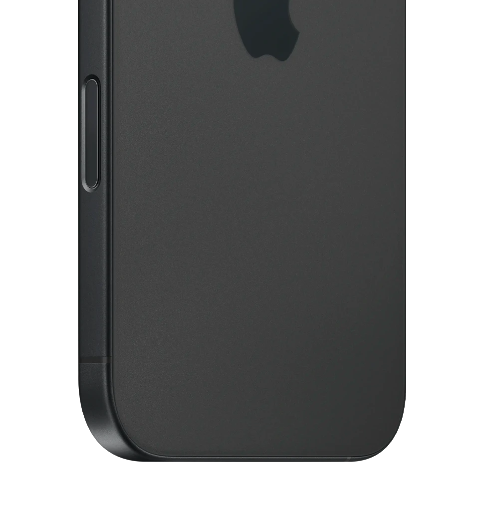 iPhone 16 128GB Black e-sim Б/В нижній вид зблизька