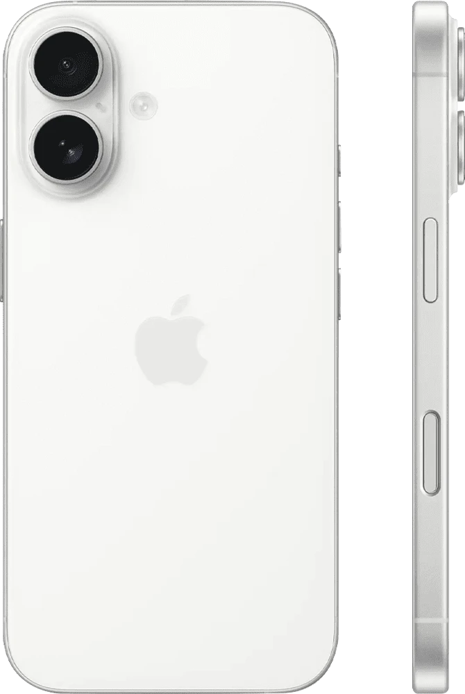 iPhone 16 256GB White Б/В — фото с заду та з боку
