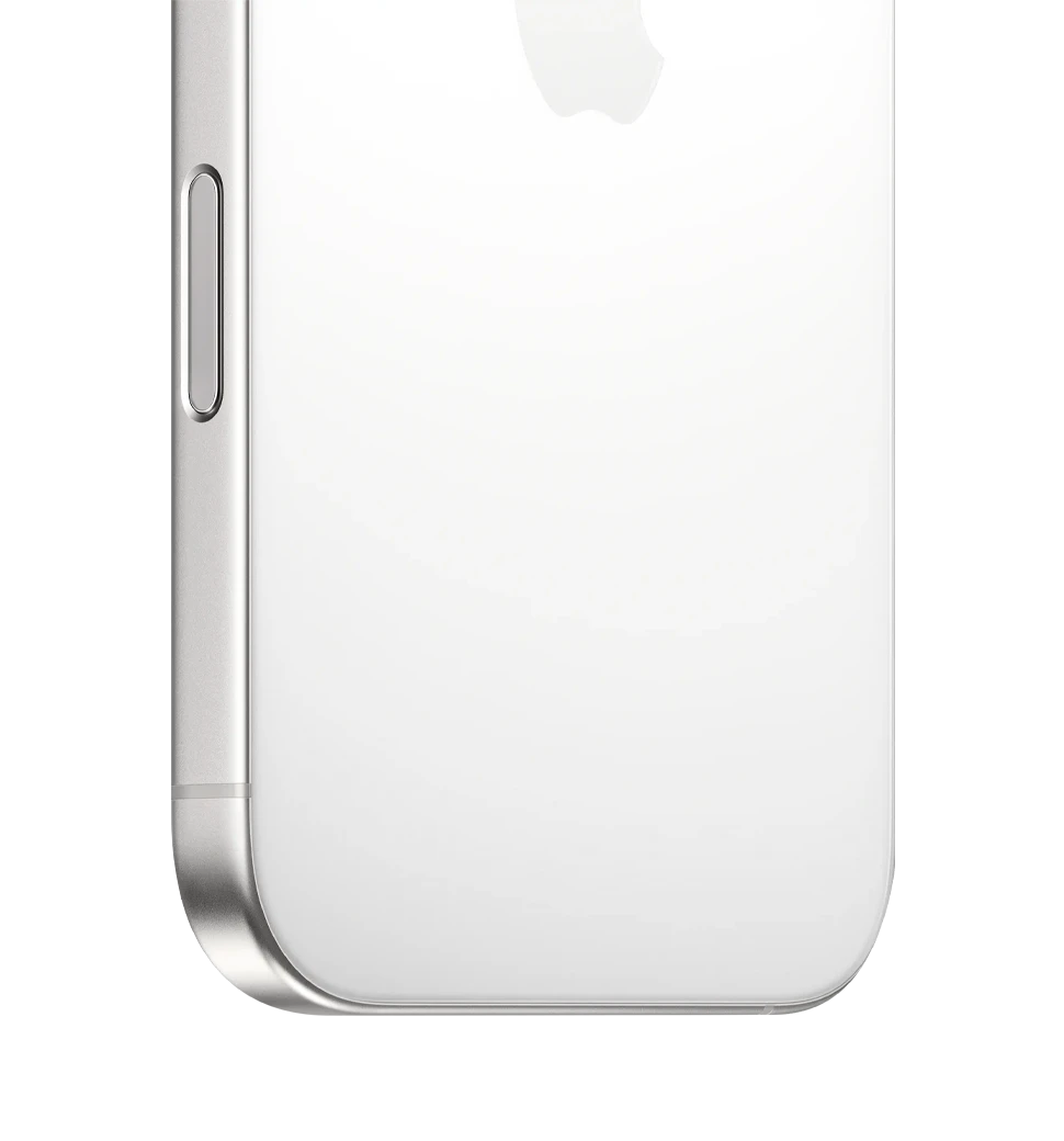 iPhone 16 Pro 128GB White Titanium e-sim Б/В нижній вид зблизька