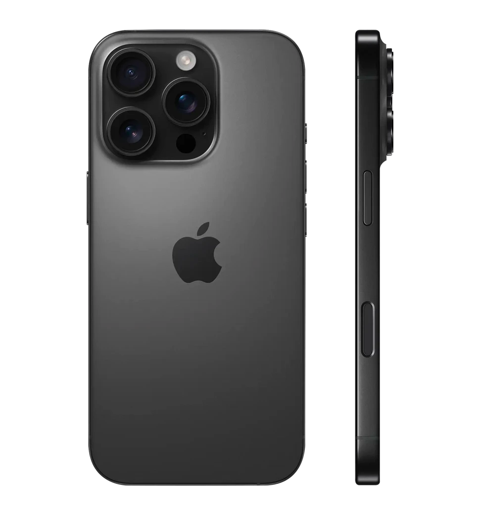 iPhone 16 Pro 512GB Black Titanium e-sim Б/В боковий вид