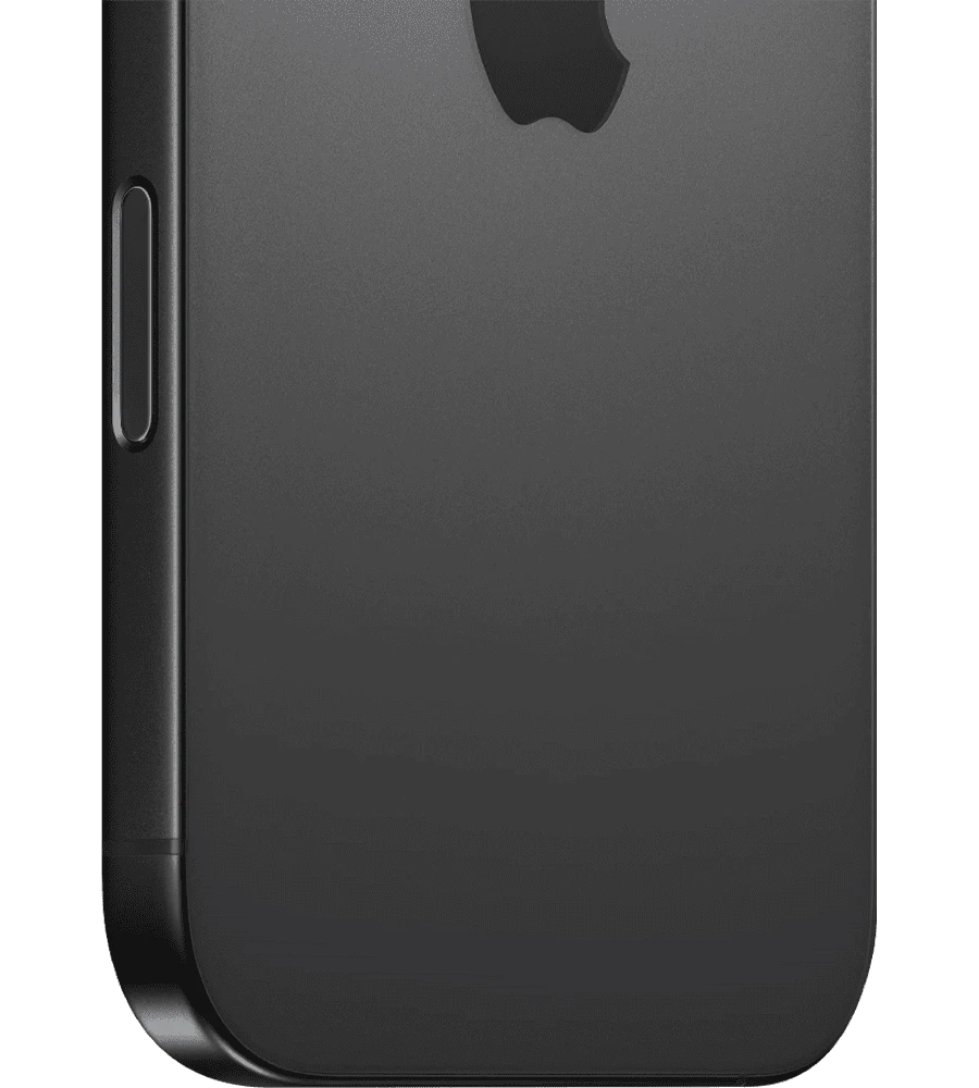 iPhone 16 Pro Max 256GB Black Titanium e-sim Б/В нижній вид зблизька