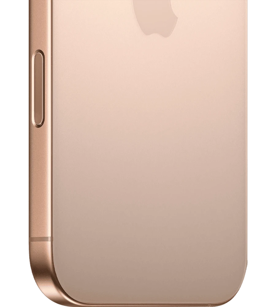 iPhone 16 Pro Max 256GB Desert Titanium e-sim Б/В нижній вид зблизька