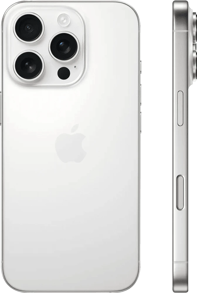 iPhone 16 Pro Max 256GB White Titanium Б/В фото збоку