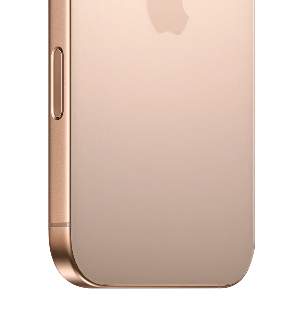 iPhone 16 Pro Max 512GB Desert Titanium e-sim Б/В нижній ближній вид