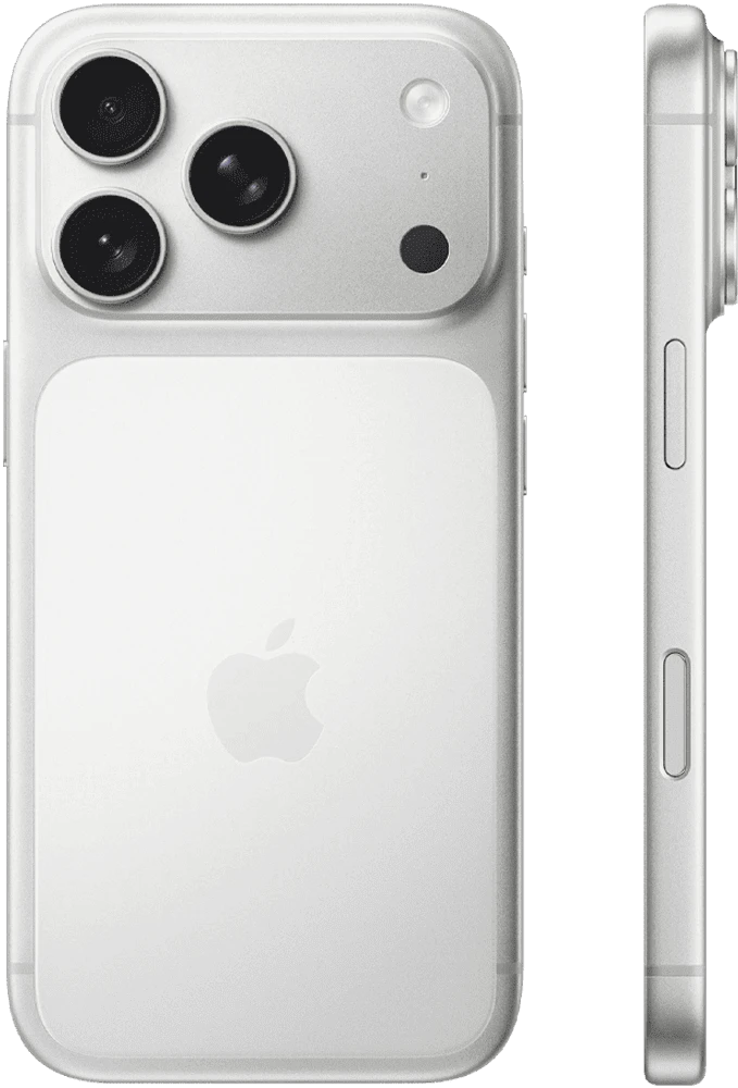 iPhone 17 Pro Max 256GB Silver Б/В боковий вид