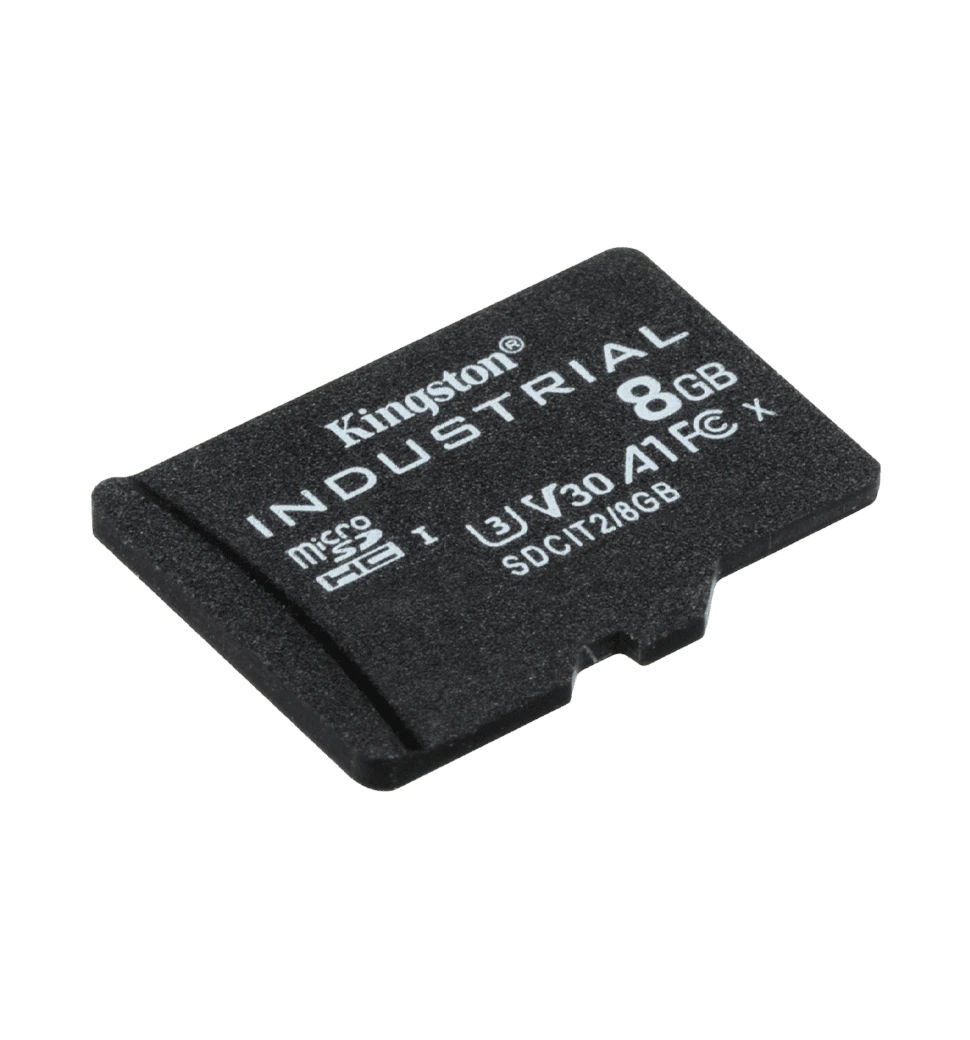 Карта пам'яті 8GB microSDHC/SDXC C10 A1 Industrial 100R/80W UHS-I Speed Class U3, V30, A1 SDCIT2/8G боковий вид