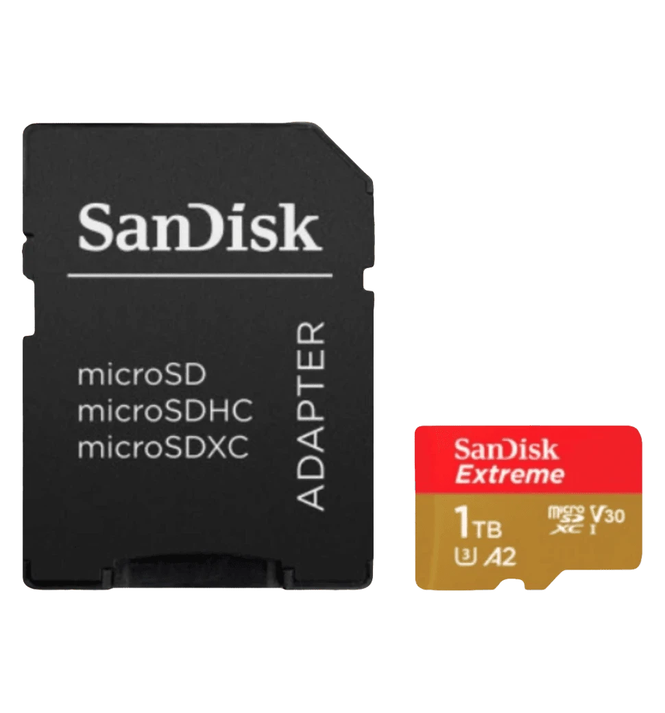 Карта пам'яті SanDisk 1TB microSDXC UHS-I U3 V30 A2 Extreme (SDSQXAV-1T00-GN6MA) вид накопичувача