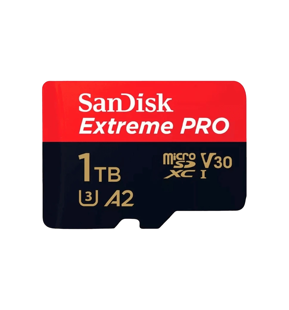 Карта пам'яті SanDisk Extreme Pro microSDXC 1TB UHS-I U3 + SD адаптер (SDSQXCD-1T00-GN6MA) головне фото