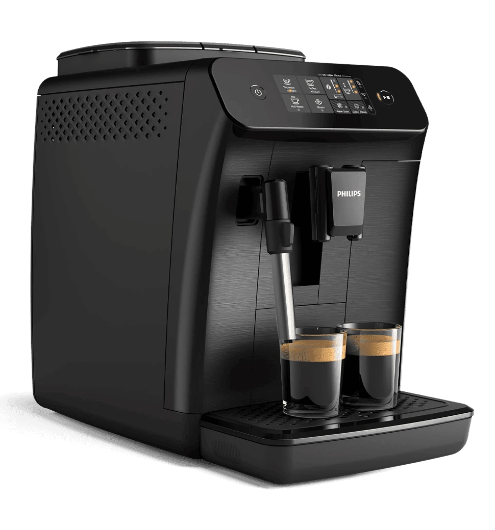 Кавомашина Philips Series 4400 LatteGo EP4449/70 вид машинки ліва бічна грань