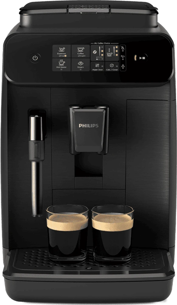 Кавомашина Philips Series 800 EP0820/00 вид приготування та передній план