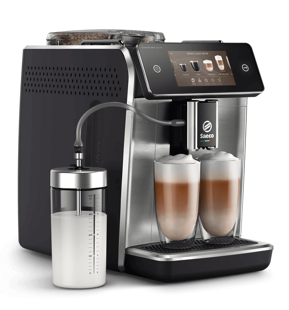 Кавомашина Saeco GranAroma Deluxe SM6685/00 лівий боковий вид