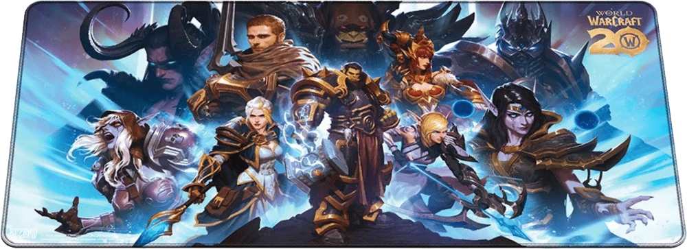 Килимок для миші WORLD OF WARCRAFT 2th Anniversary (Варкрафт) XL вид спереду