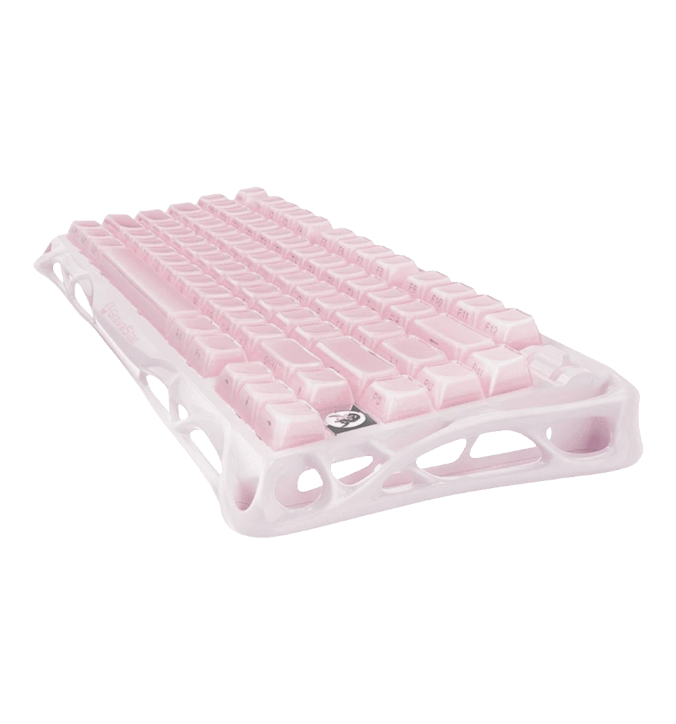 Клавіатура механічна GravaStar Mercury K1 80keys Kailh Cheery Pink EN/UKR Sakura Pink 2