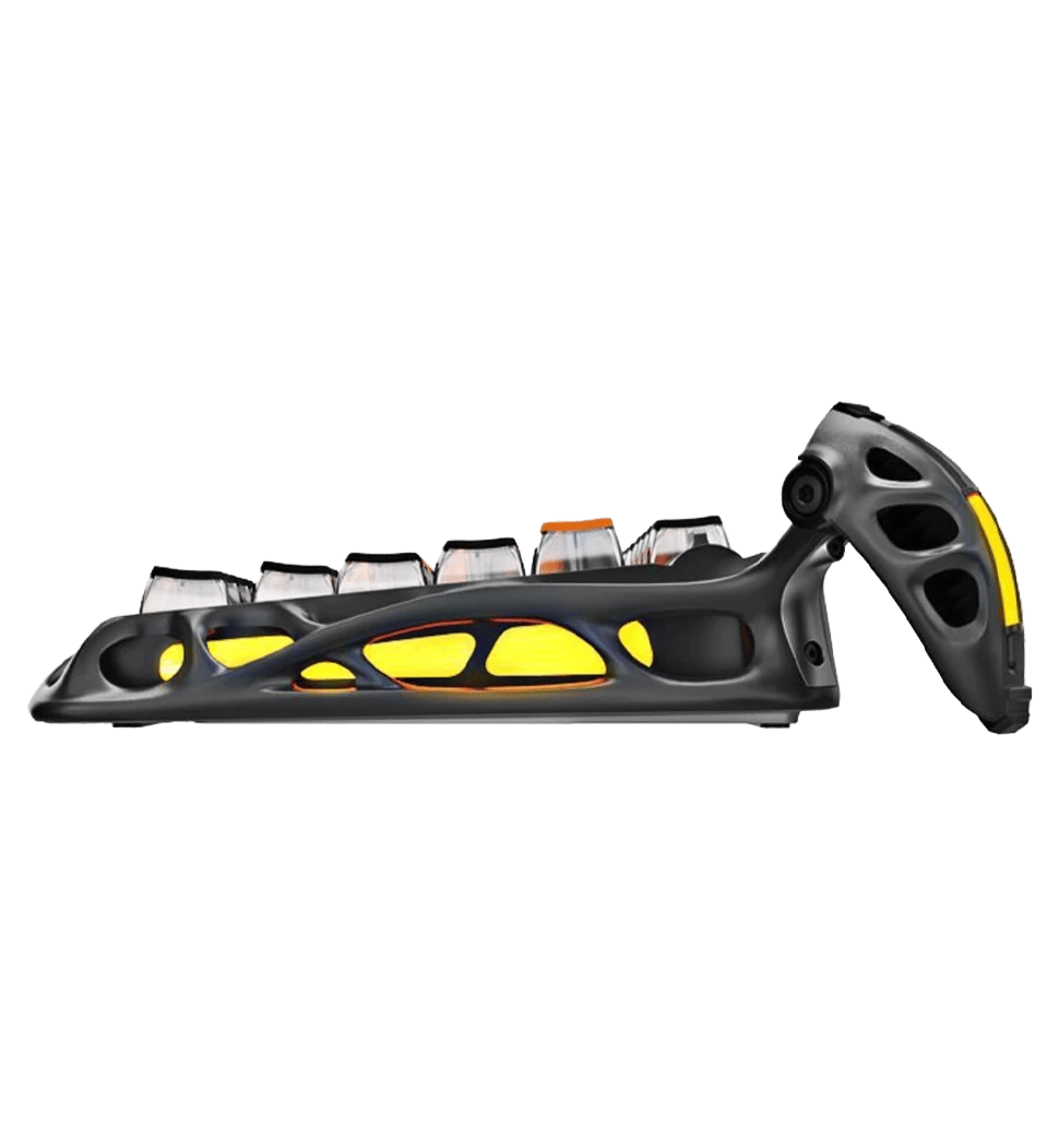 Клавіатура механічна GravaStar Mercury K1 Pro 80keys x Kailh Speedy Mint CyberFlare 2