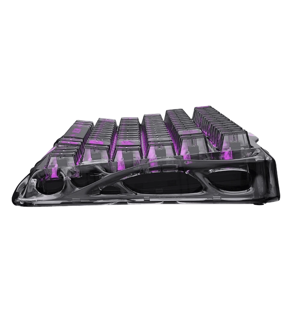 Клавіатура механічна GravaStar Mercury V75 Lite 80keys Magnetic Blackcore USB-A RGB Transparent Black 2