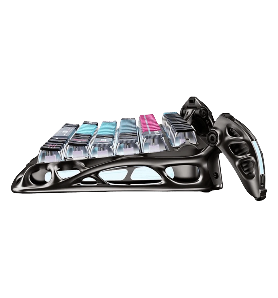 Клавіатура механічна GravaStar Mercury V75 Pro 80keys Magnetic Jade Gaming 8K USB-A RGB Cyberpunk 2