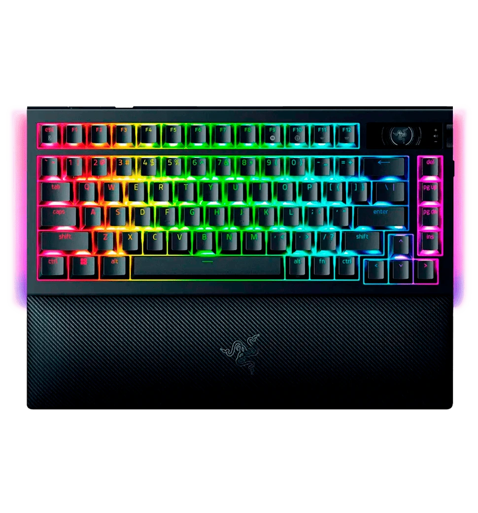 Клавіатура механічна RAZER BlackWidow V4 Pro 75%, ANSI, Black (RZ03-05130100-R3M1) головне
