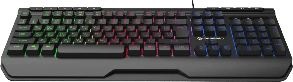 Клавіатура проводна GamePro GK550 передній вид