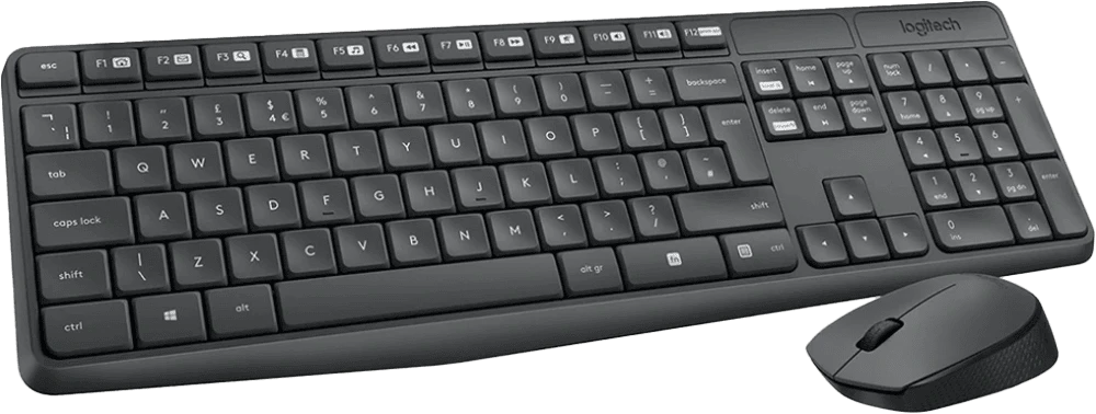 Комплект LOGITECH MK235 Wireless Combo - Grey головне фото