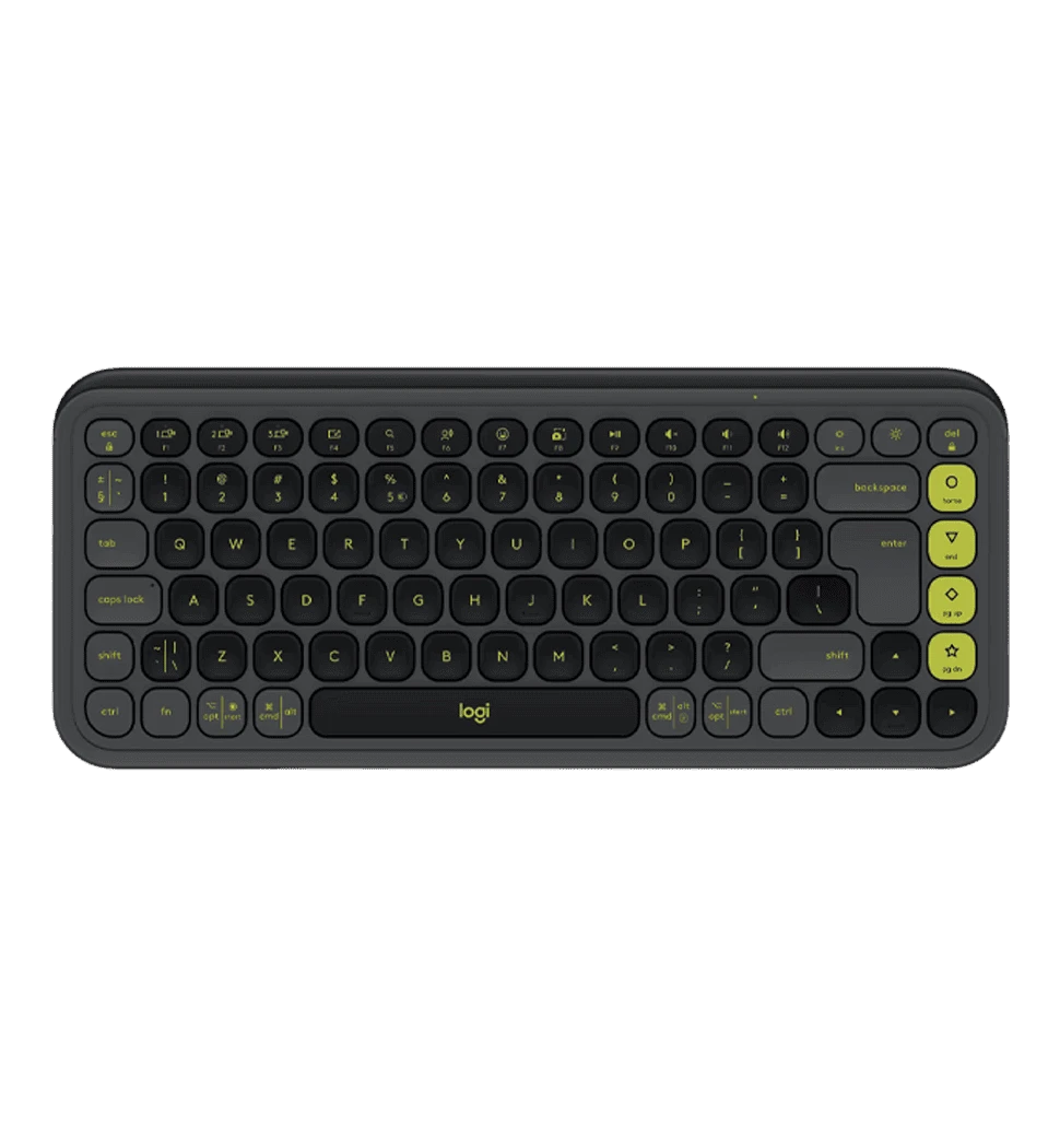 Комплект LOGITECH POP ICON COMBO - GRAPHITE - (920-013156) — клавіатура крупним планом