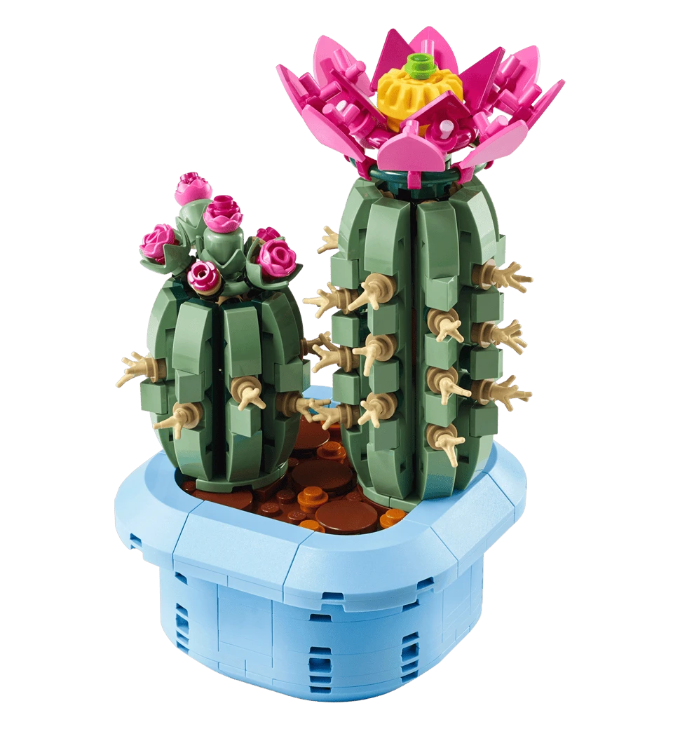 Конструктор LEGO Botanicals Цвітіння кактуса передній вид