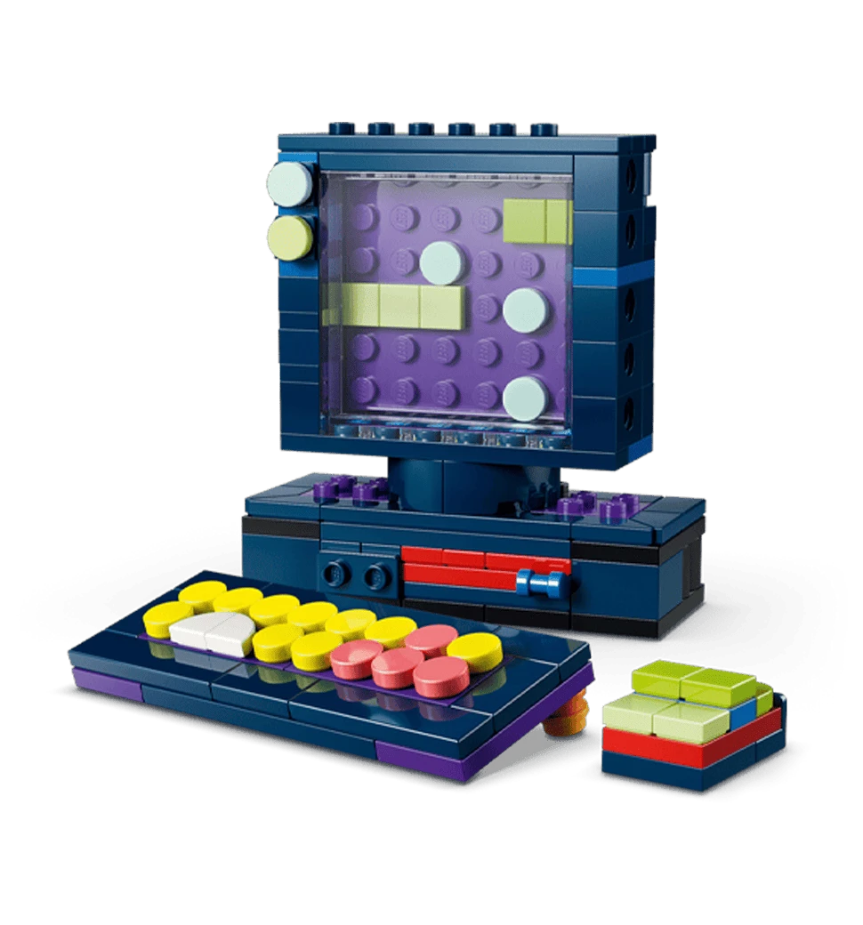 Конструктор LEGO Creator Гральна ретро-консоль боковий вид