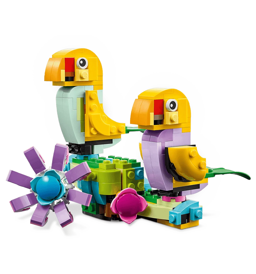 Конструктор LEGO Creator Квіти в лійці боковий вид