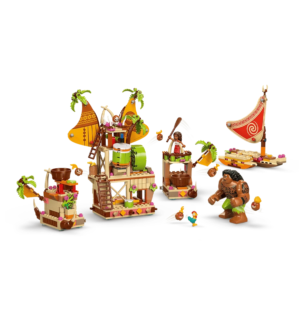 Конструктор LEGO Disney Princess Баржа Какамора вид елементів конструктора