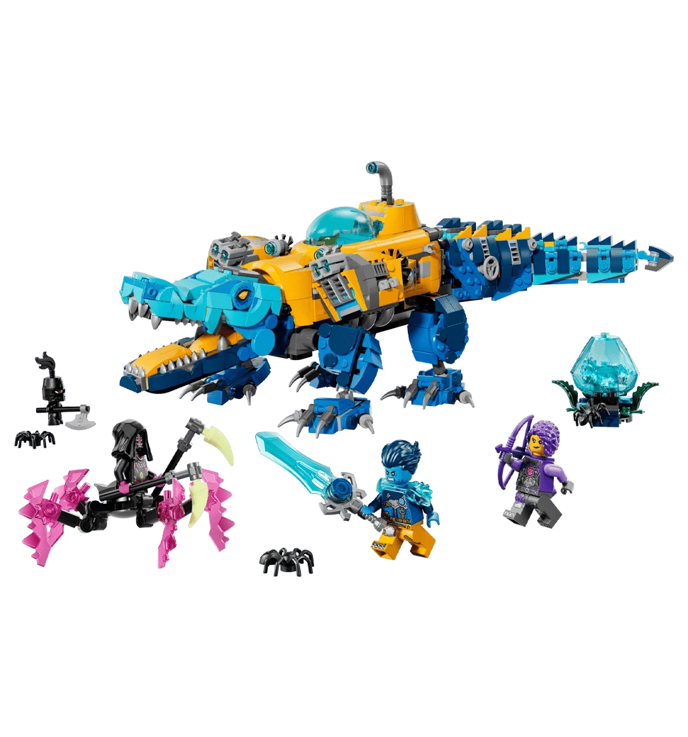 Конструктор LEGO DREAMZzz Підводний човен-крокодил передній вид