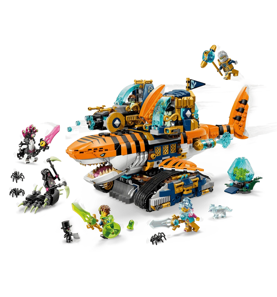 Конструктор LEGO DREAMZzz Танкер тигрова акула передній вид