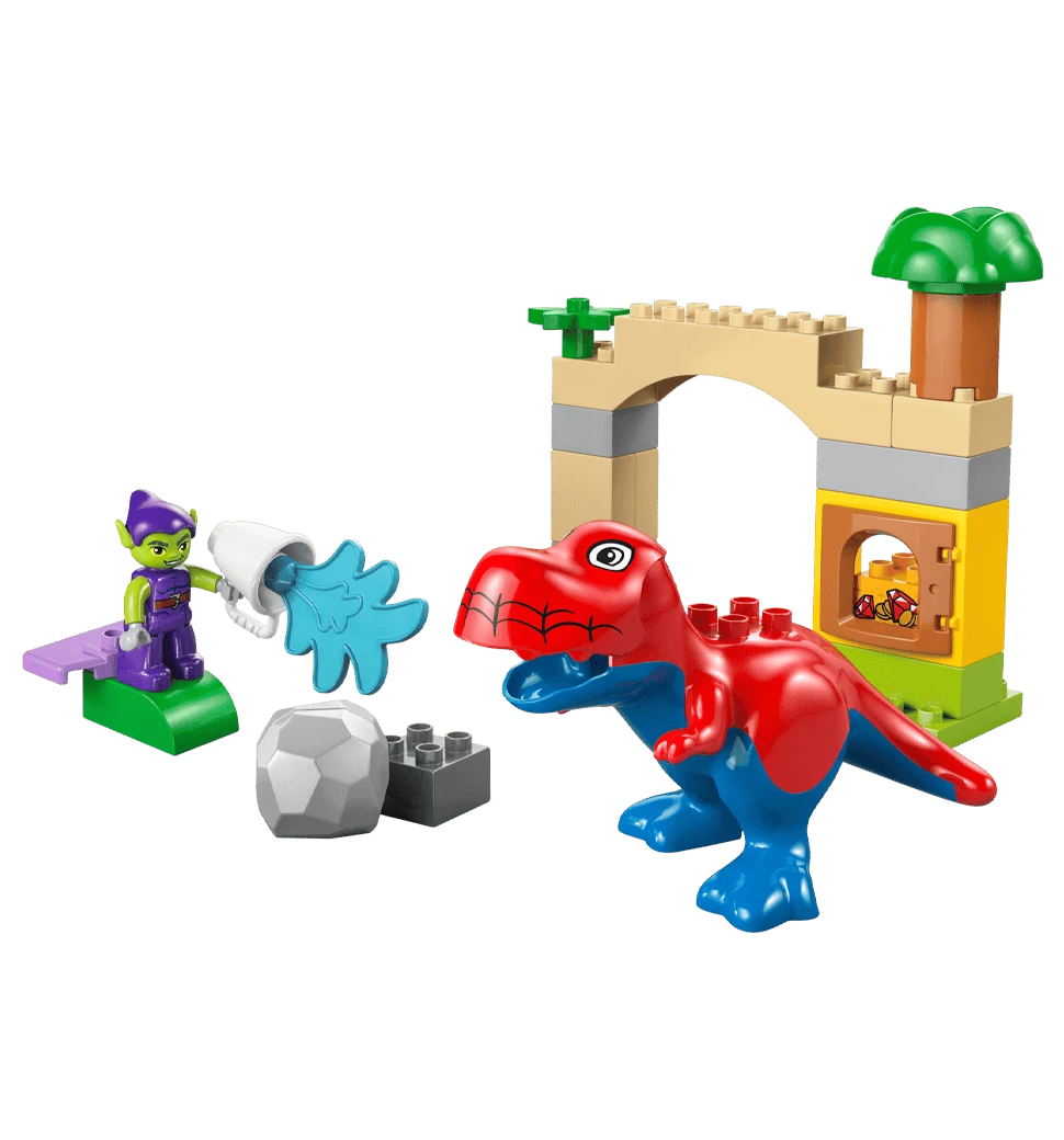 Конструктор LEGO DUPLO Disney Динозавр Spidey-Rex проти Зеленого Гобліна передній вид