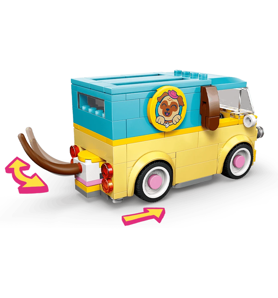 Конструктор LEGO Friends Фургон з аксесуарами для улюбленців фото іграшки