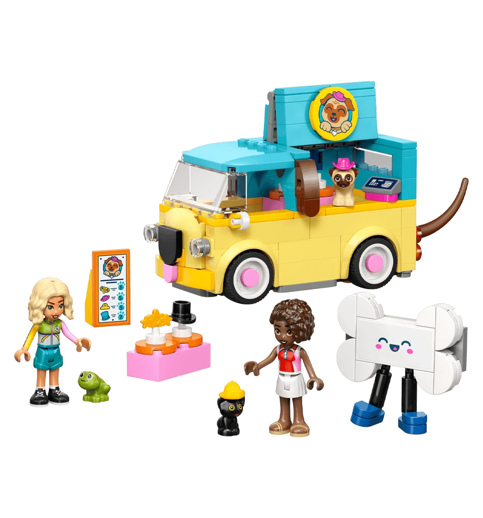 Конструктор LEGO Friends Фургон з аксесуарами для улюбленців передній вид