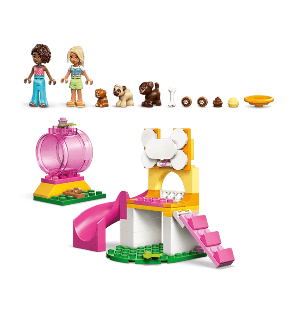 Конструктор LEGO Friends Ігровий майданчик для цуценят деталі набору