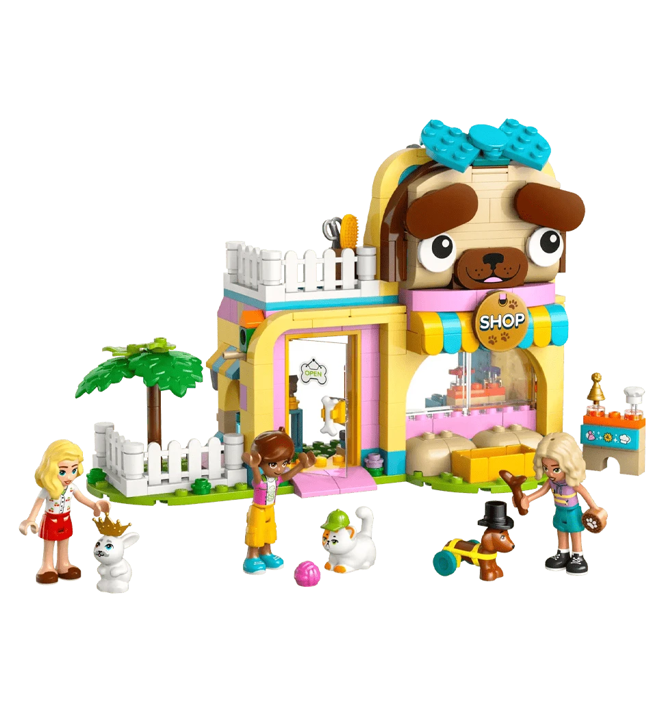 Конструктор LEGO Friends Магазин аксесуарів для домашніх улюбленців передній вид