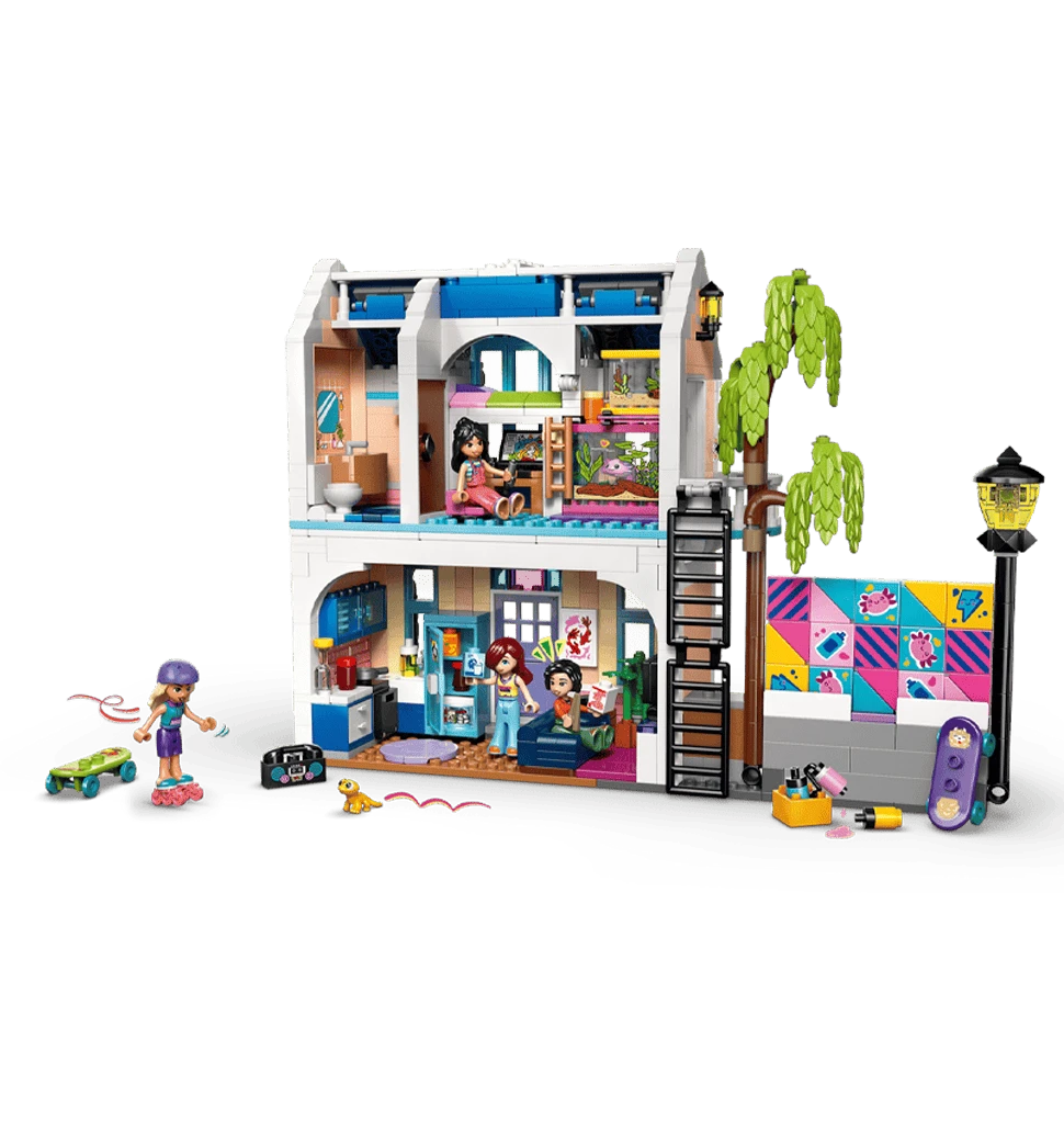 Конструктор LEGO Friends Родинний дім Ліан фото зсередини