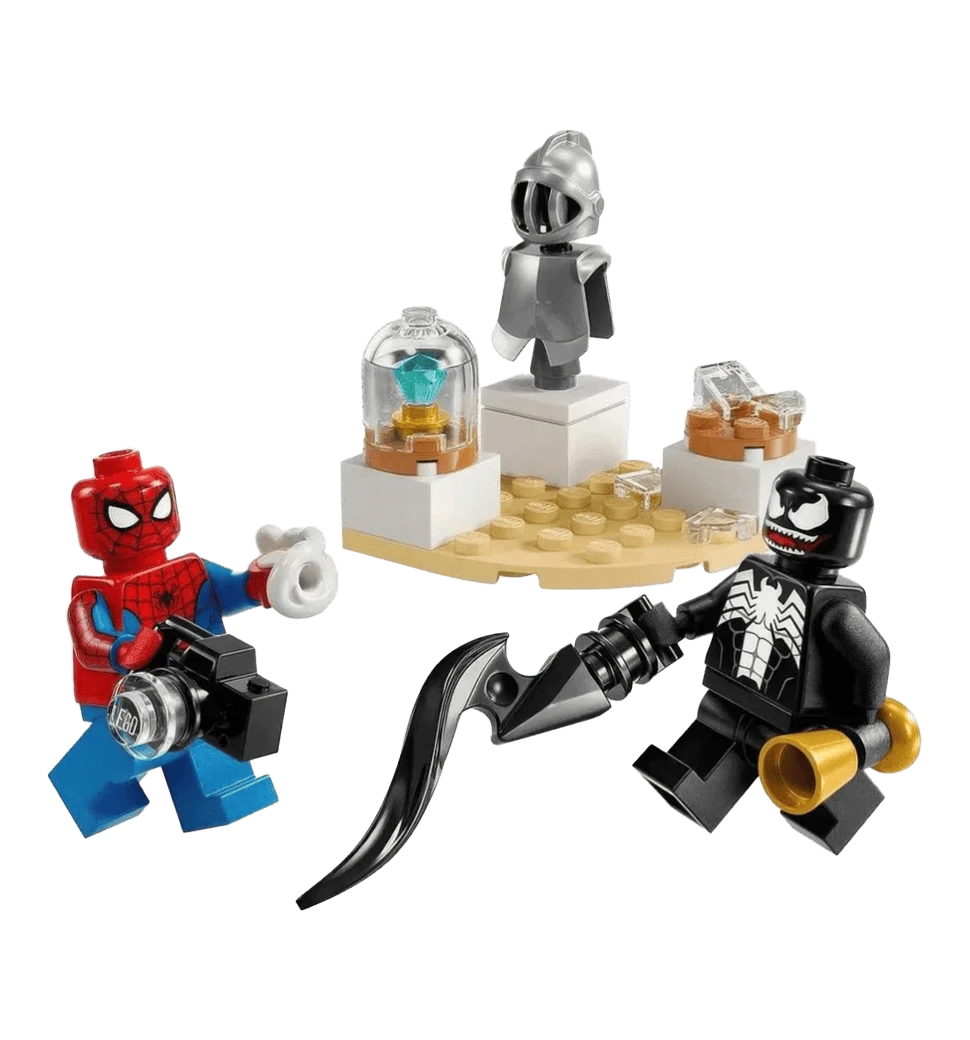 Конструктор LEGO recruitment Super Heroes Пограбування музею Веномом демонстрація