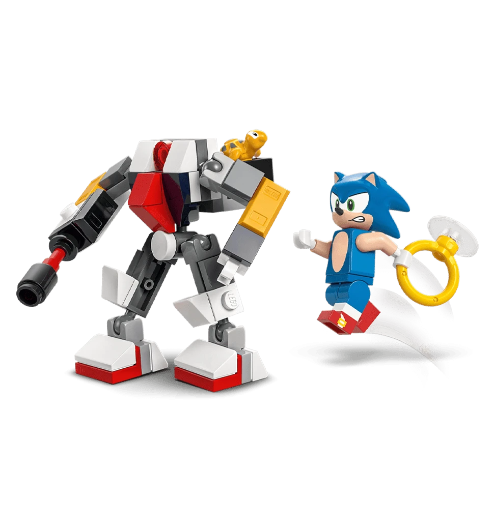 Конструктор LEGO Sonic Зіткнення Соніка біля багаття боковий вид