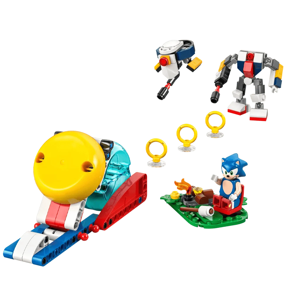 Конструктор LEGO Sonic Зіткнення Соніка біля багаття вся комплектація
