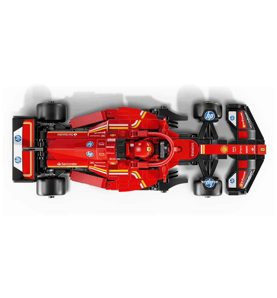 Конструктор LEGO Speed Champions Автомобіль для перегонів F1® Ferrari SF-24 фото зверху