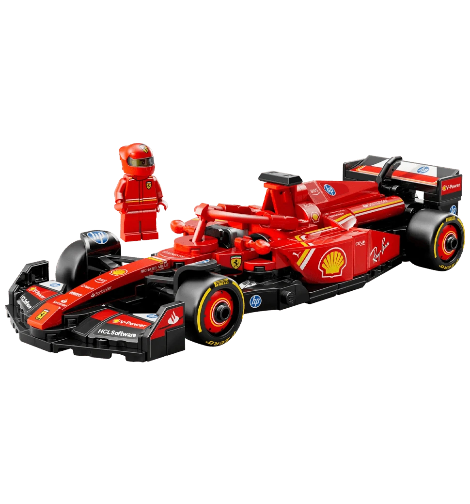 Конструктор LEGO Speed Champions Автомобіль для перегонів F1® Ferrari SF-24 боковий вид