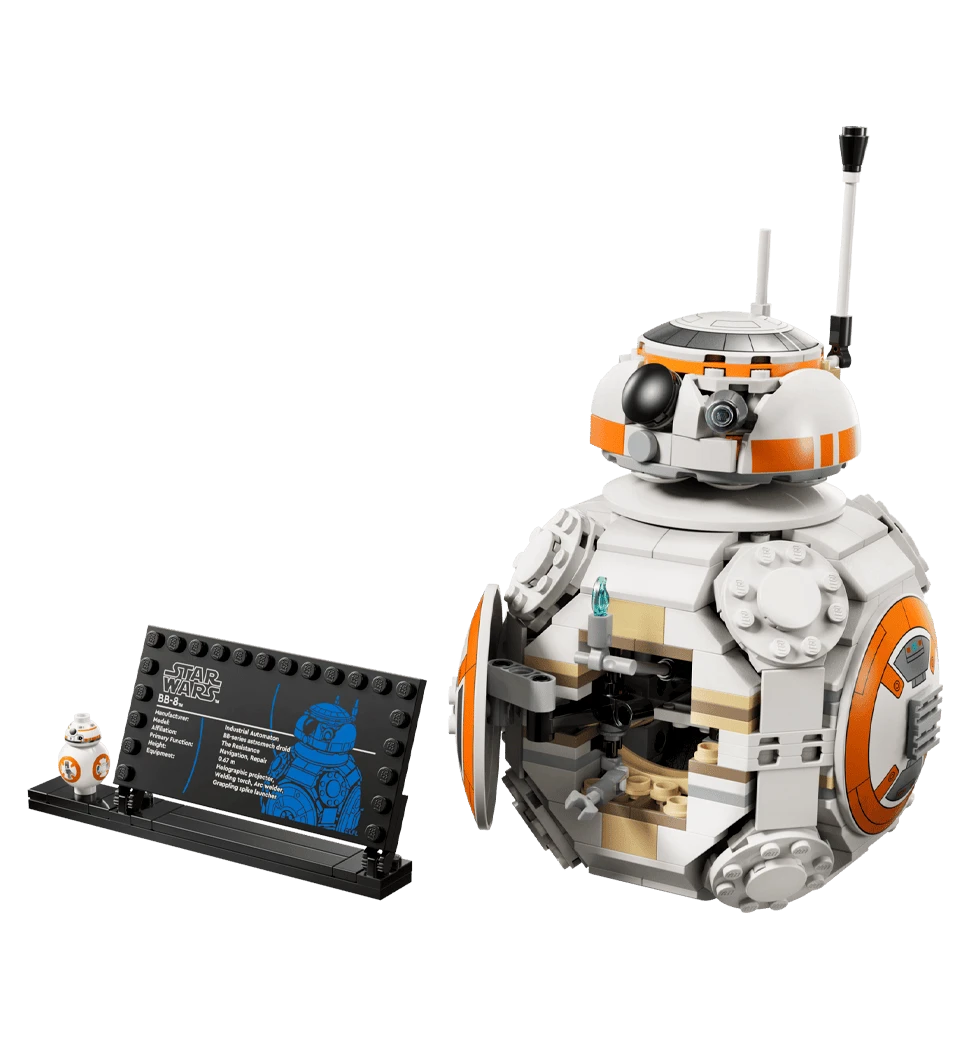 Конструктор LEGO Star Wars Дроїд-астромеханік BB-8 передній вид
