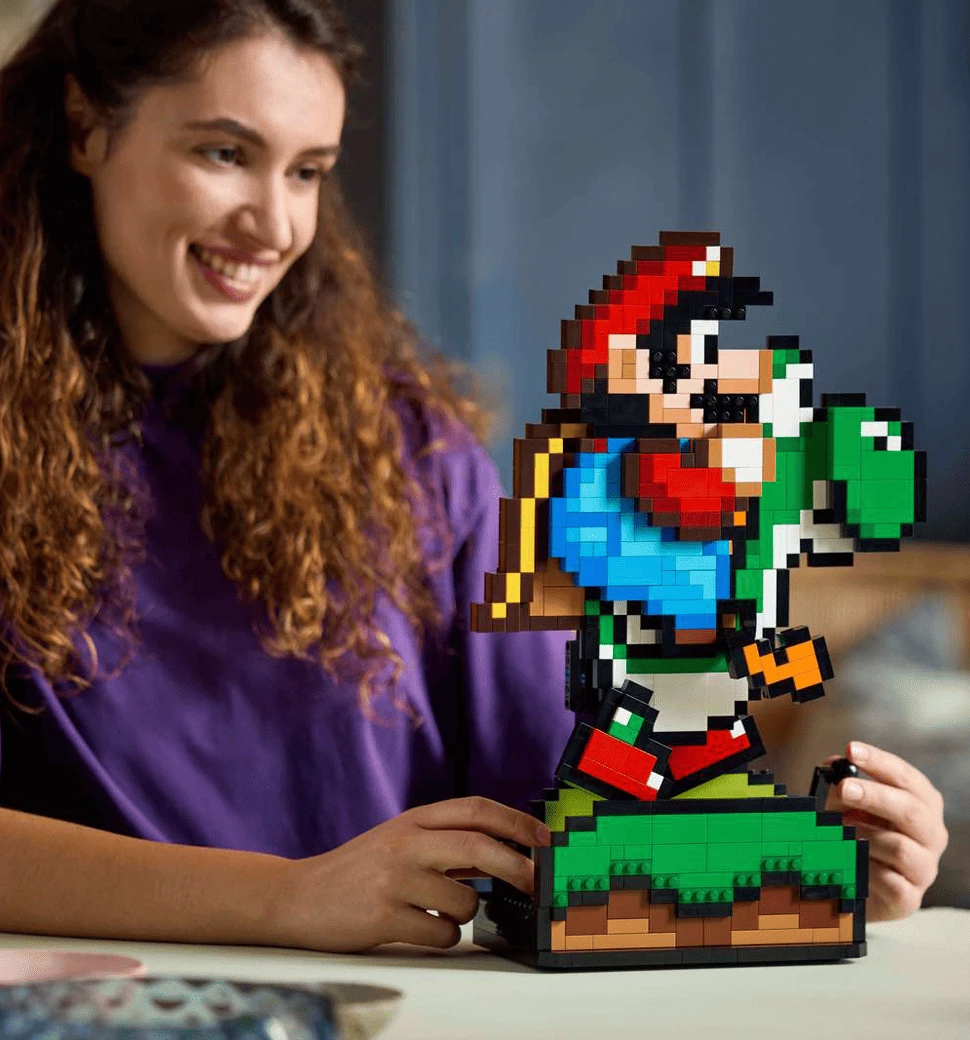 Конструктор LEGO Super Mario World: Маріо і Йоші демонстрація
