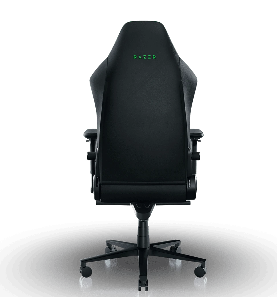 Крісло для геймерів RAZER Iskur V2, Green (RZ38-04900100-R3G1) вид ззаду