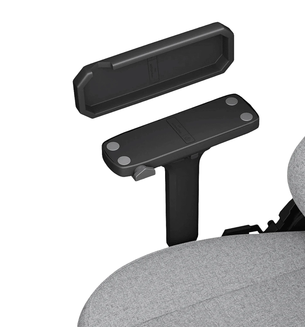 Крісло ігрове Anda Seat Kaiser 3 Grey Fabric Size XL (AD12YDC-XL-01-G-PV/F) вид підлокітника