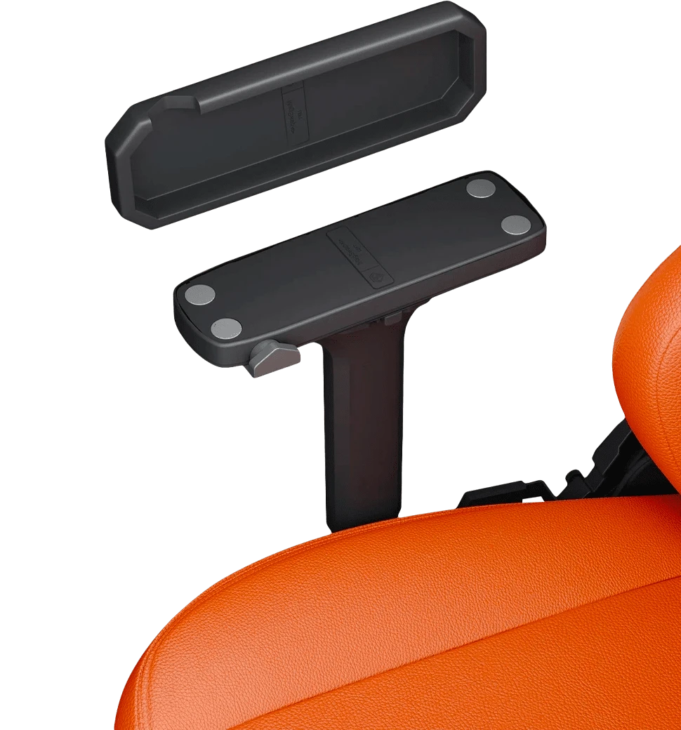 Крісло ігрове Anda Seat Kaiser 3 Orange Size L вид підлокітників