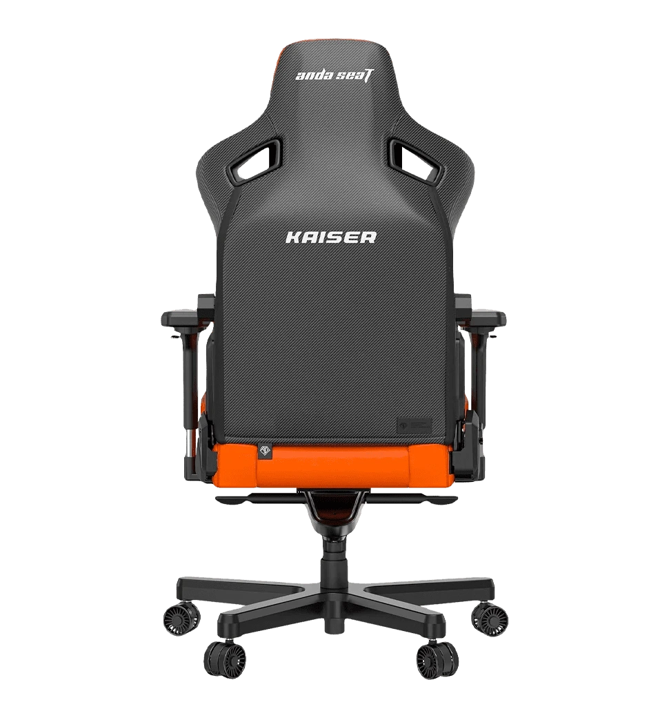 Крісло ігрове Anda Seat Kaiser 3 Orange Size L фото ззаду